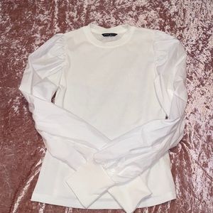 white puffy sleeve top!